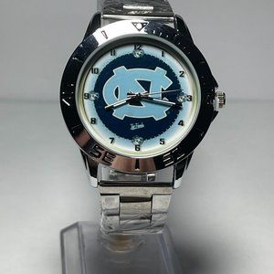 North Carolina Tar Heels NCAA Stainless Steel Men's Watch NEW!!